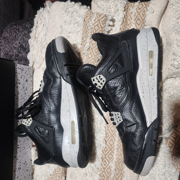 Size 8.5 Mens - Jordan 4 Retro LS Oreo 2015 - Womens 10 - Picture 7 of 10